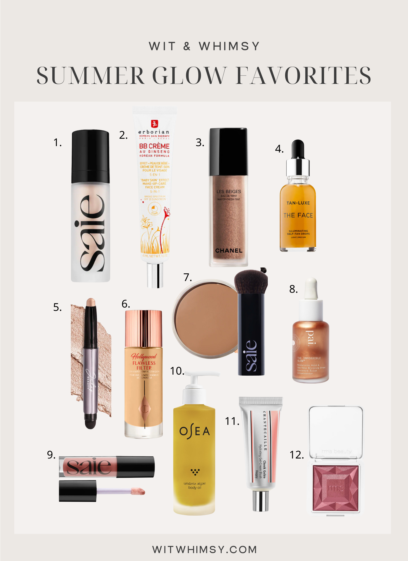 Summer Glow Products
