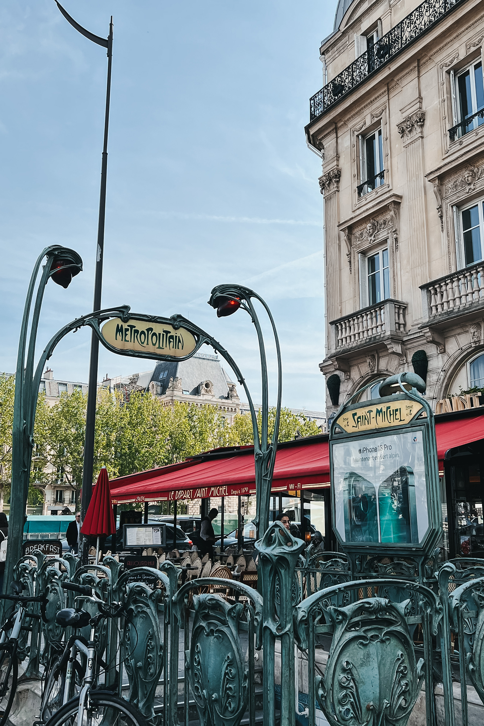 Paris metro entrance Paris metro entrance