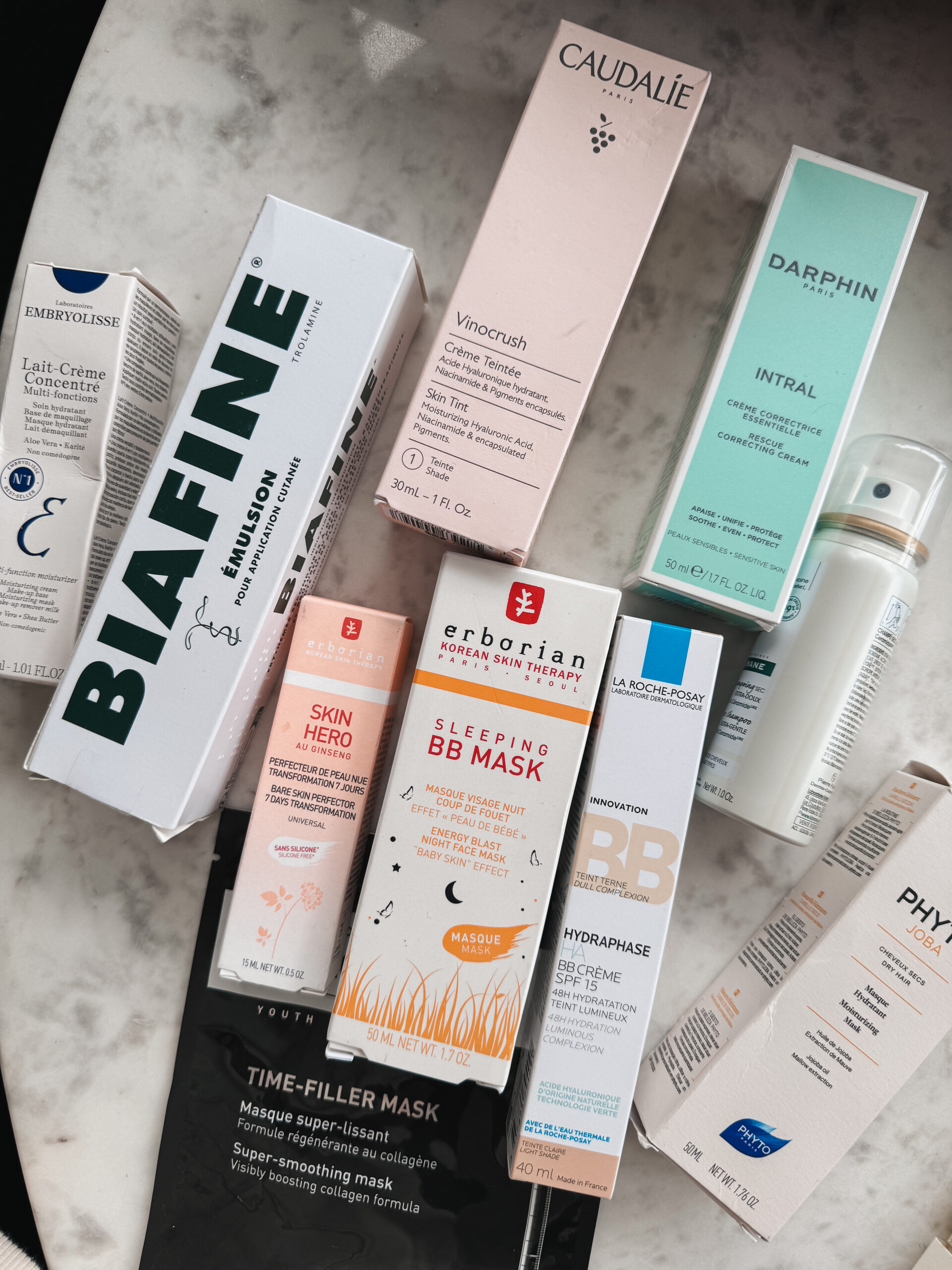 What to Buy at Citypharma in Paris - top view of beauty and skincare products What to Buy at Citypharma in Paris - top view of beauty and skincare products